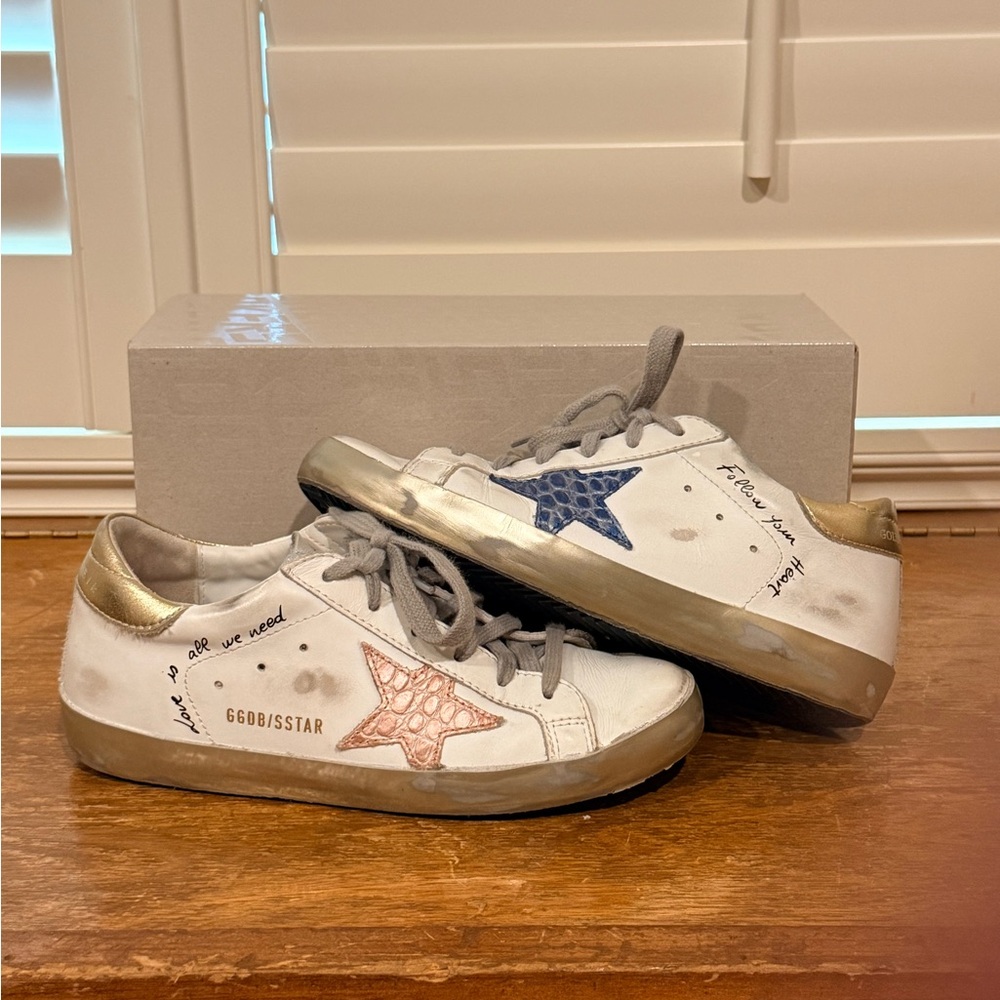 Golden Goose Superstar sneakers 5.5 (Women’s EU 36) W/box and Receipt Worn Once